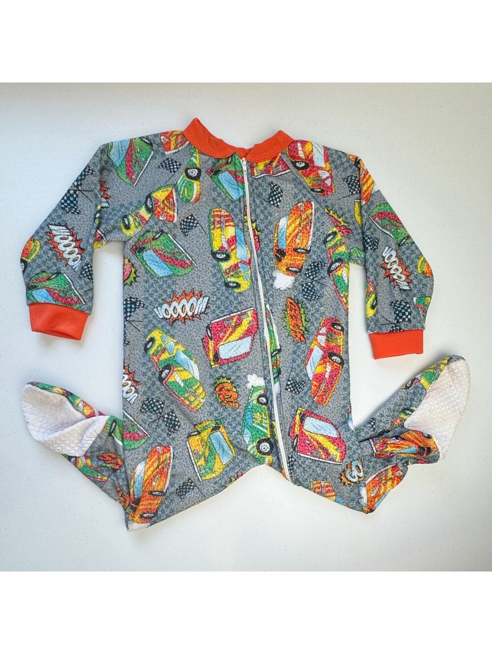 Prince of Sleep Race Car Footed Pajama 18 Months